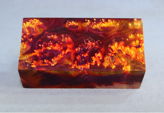 Stabilized Maple Burl Wood Mod Block